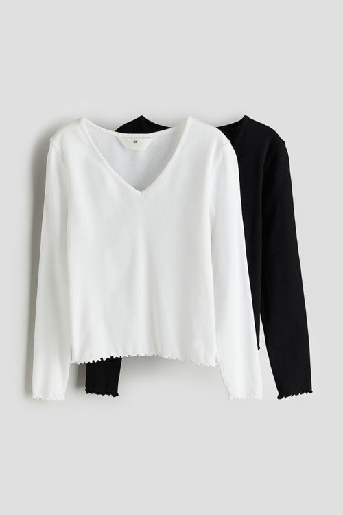 H & M - 2-pack ribbed jersey...