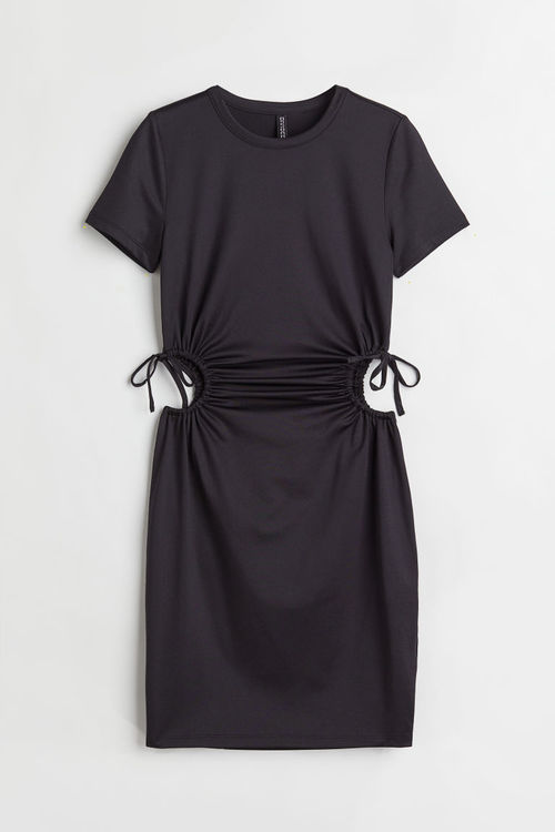 H & M - Cut-out dress - Black