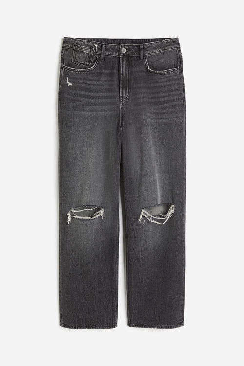 H & M - Baggy Low Jeans -...