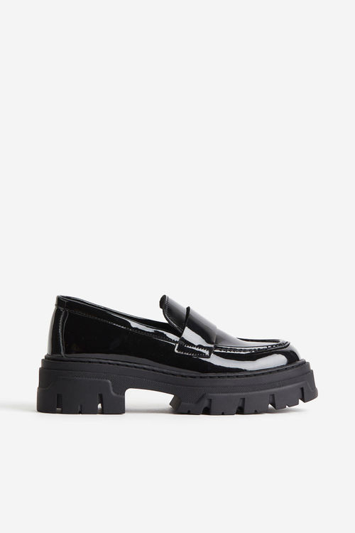 H & M - Chunky loafers - Black