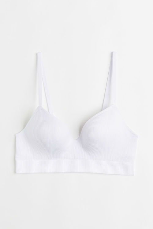 Microfibre push-up bra