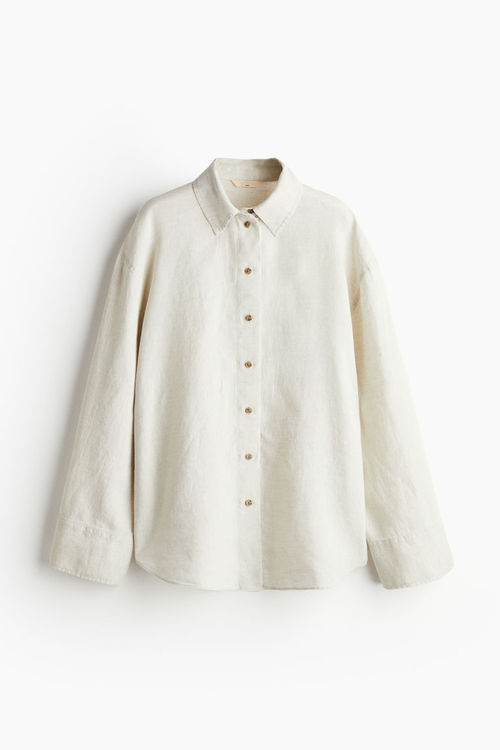 H & M - Oversized linen shirt...