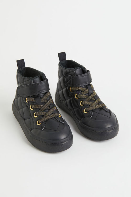 H & M - Teddy-lined hi-tops -...