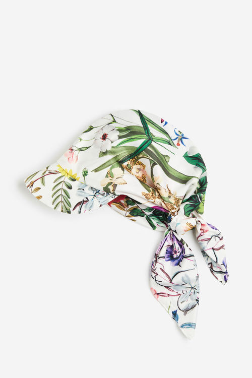 H & M - Patterned sun visor -...