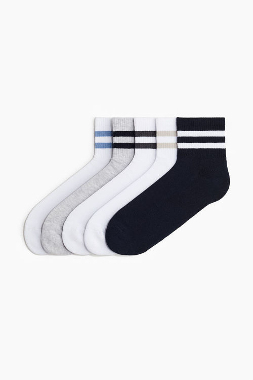 H & M - 5-pack socks - White