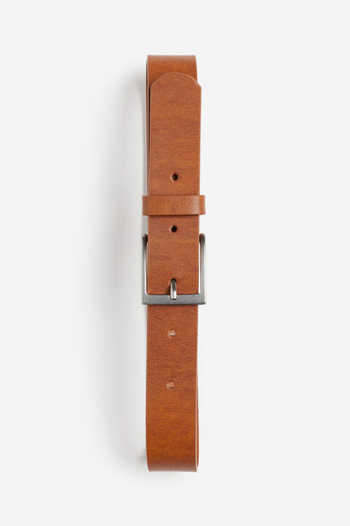 H & M - Leather belt - Orange