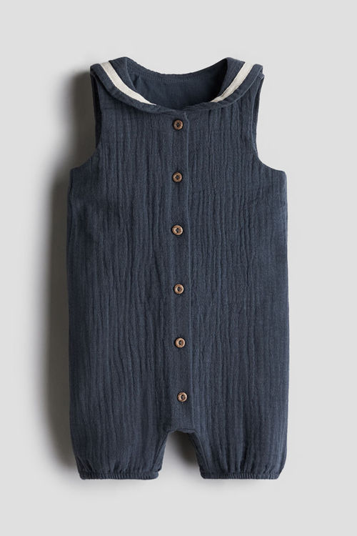 H & M - Muslin sailor romper...