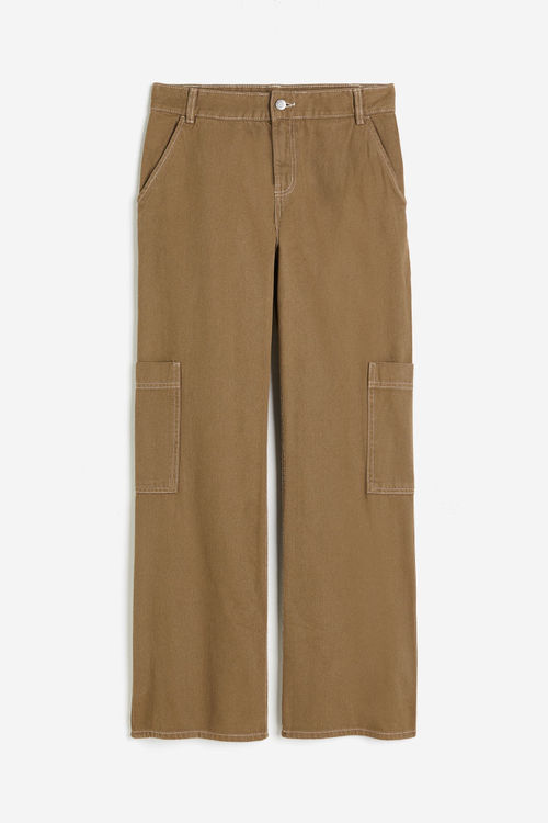 H & M - Wide cargo trousers -...