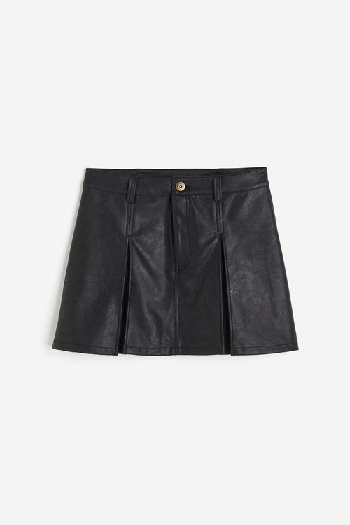 H & M - Pleated mini skirt -...