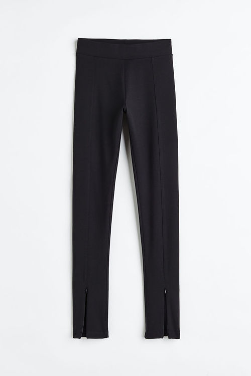 H & M - Zip-hem leggings -...