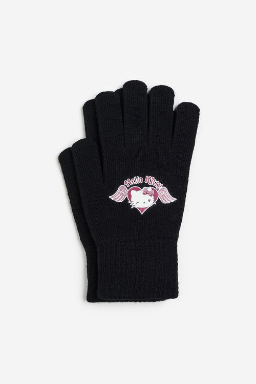 H & M - Print-motif gloves -...