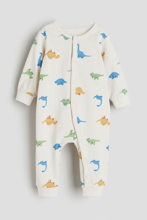 H & M - Patterned sleepsuit -...