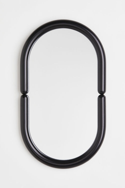 H & M - Oval mirror - Black
