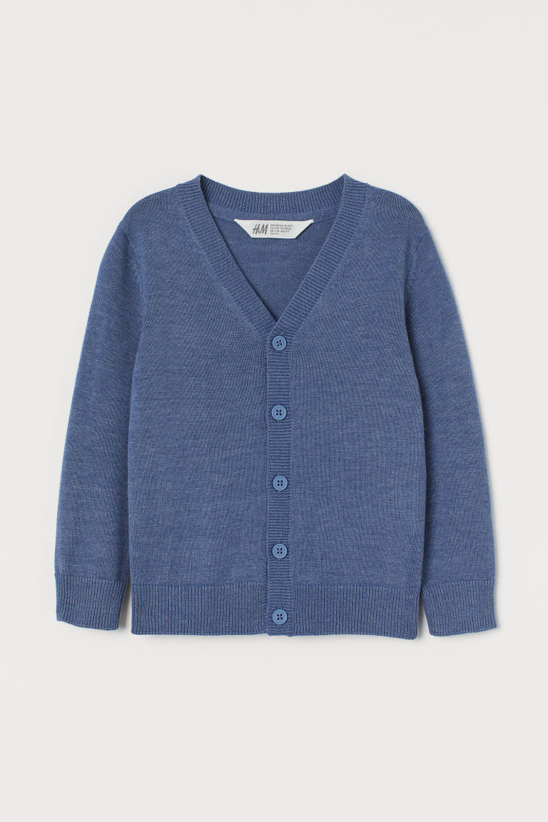 h and m grey cardigan