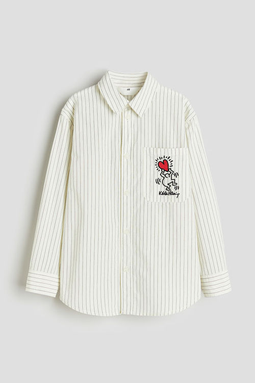 H & M - Embroidered-motif...