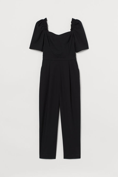 H & M - Puff-sleeved jumpsuit...