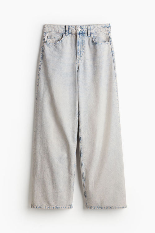 H & M - Baggy Regular Jeans -...