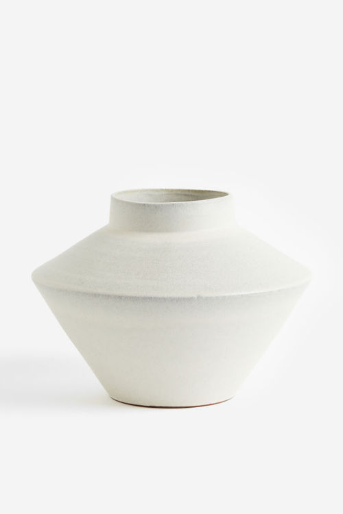 H & M - Terracotta vase -...