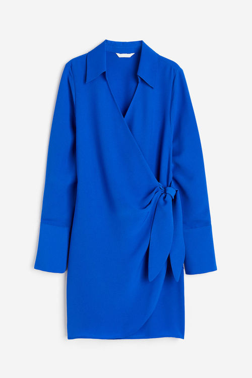 H & M - Crêpe wrap dress -...