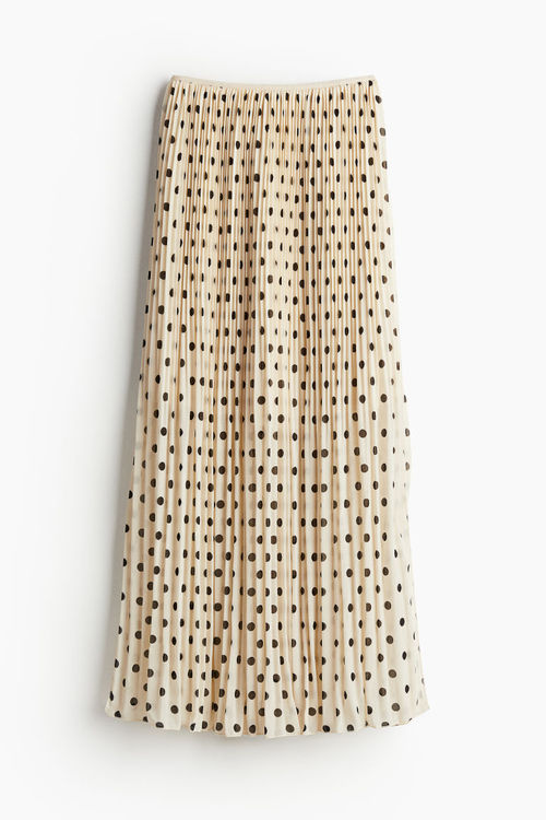 H & M - Pleated chiffon skirt...