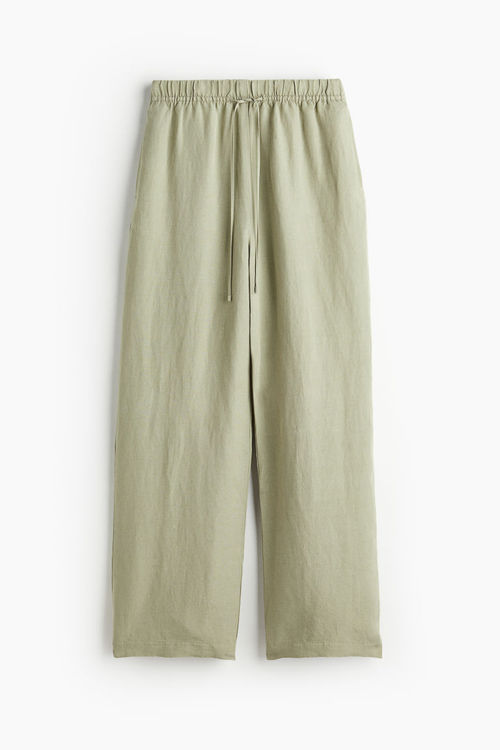 H & M - Linen-blend pull-on...