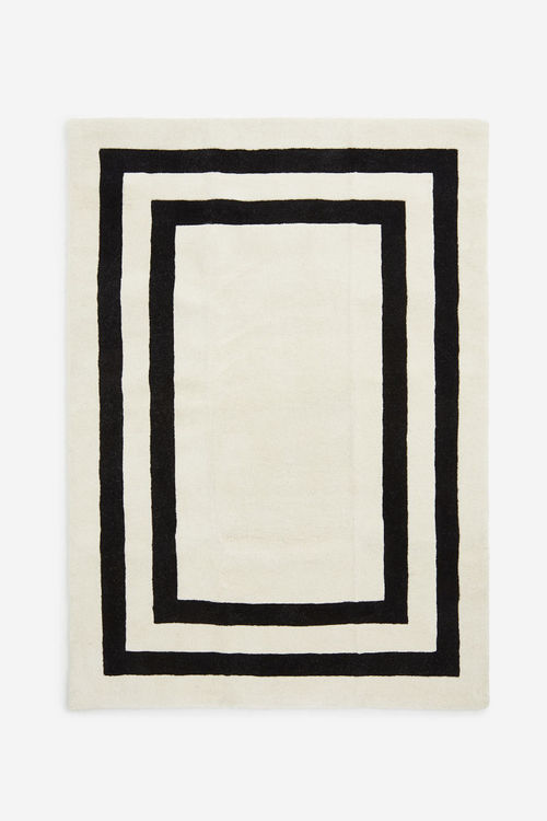 H & M - Wool rug - Black