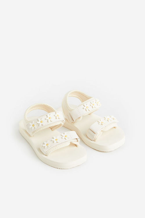 H & M - Appliquéd sandals -...