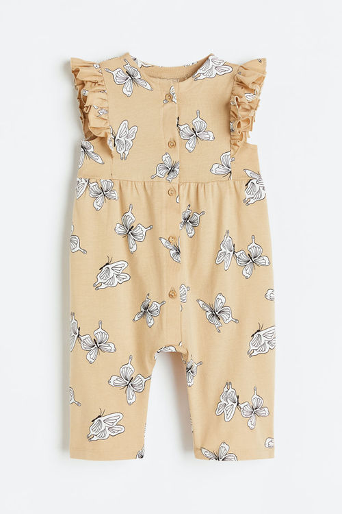 H & M - Jersey romper suit -...