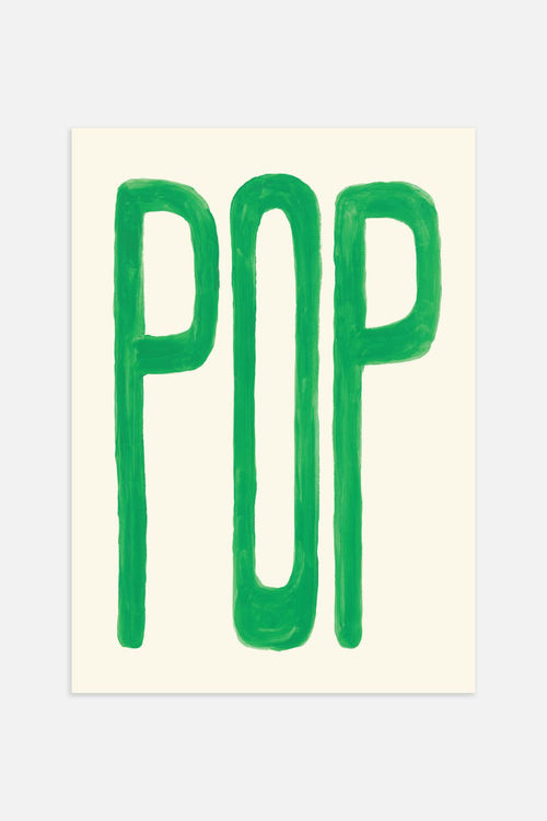 H & M - Pop Poster - Green