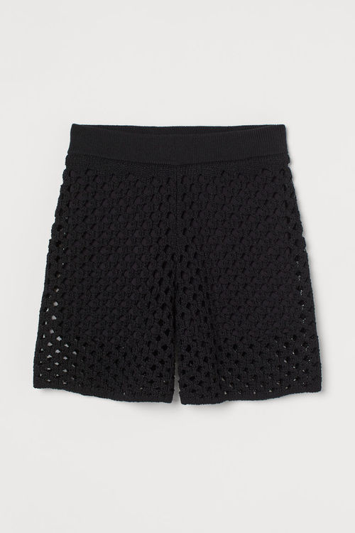 H & M - Crocheted shorts -...