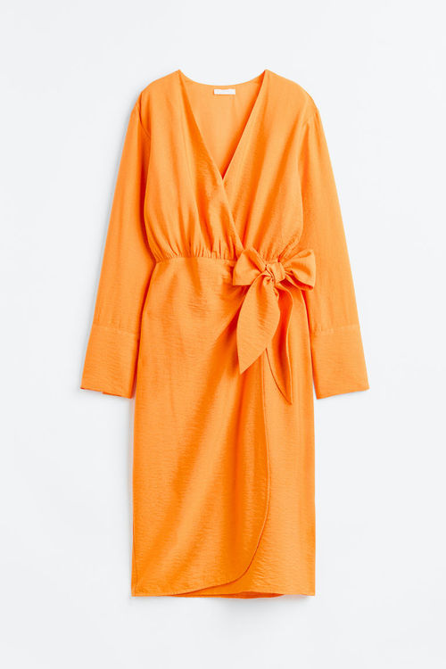 H & M - Tie-detail wrap dress...