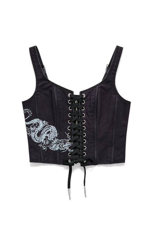 H & M - Lacing-detail corset...