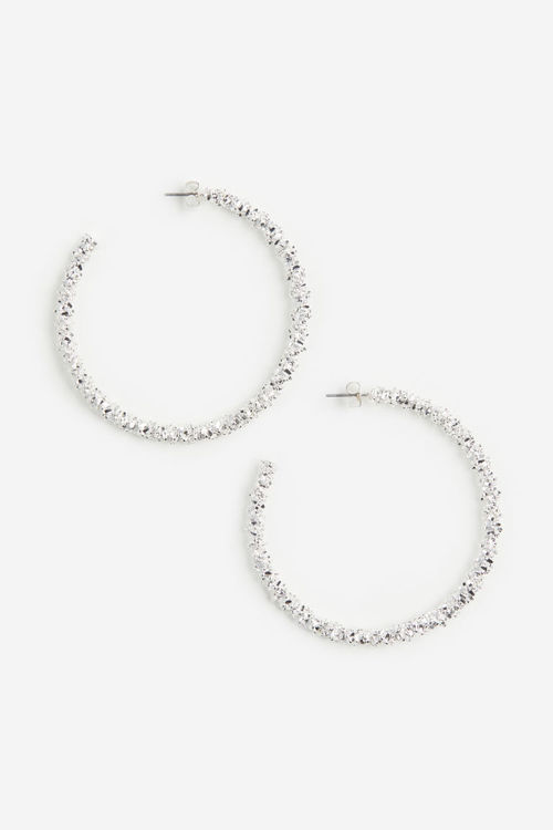 H & M - Hoop earrings - Silver