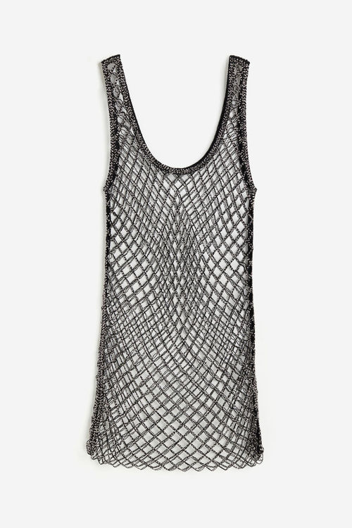 H & M - Beaded fishnet beach...