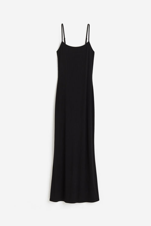 H & M - Ribbed maxi dress -...