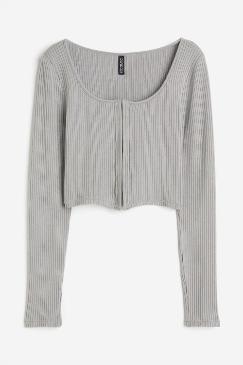 H & M - Cropped long-sleeved...