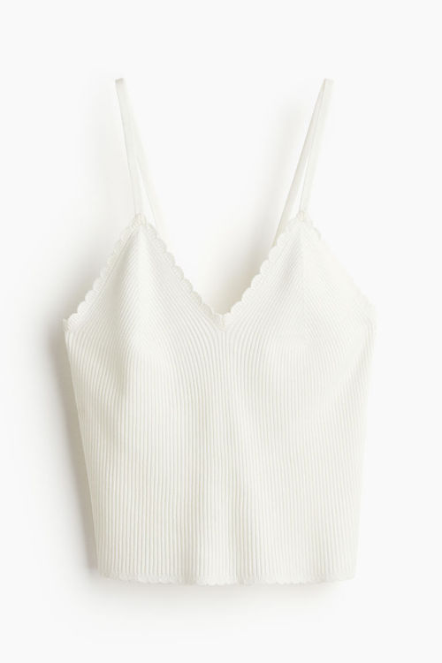 H & M - Scallop-edged...