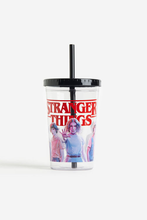 H & M - Printed plastic mug -...