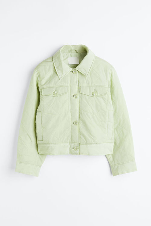 H & M - Quilted jacket - Green