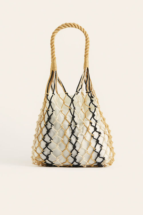 H & M - String pouch bag -...