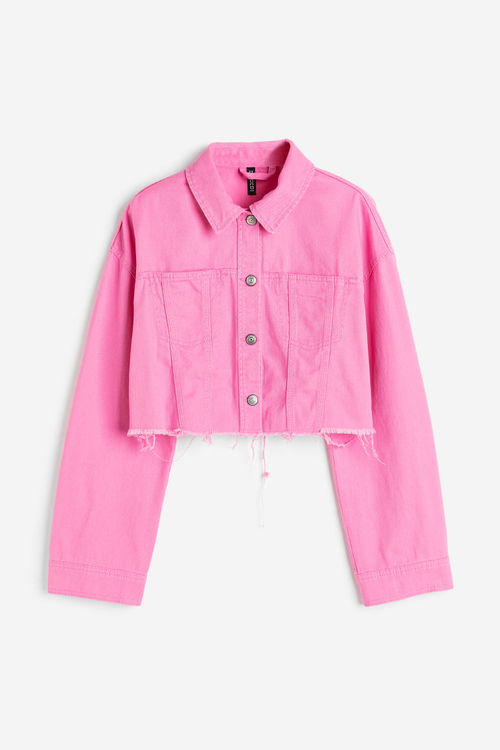 H & M - Cropped twill jacket...