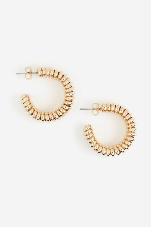 H & M - Hoop earrings - Gold