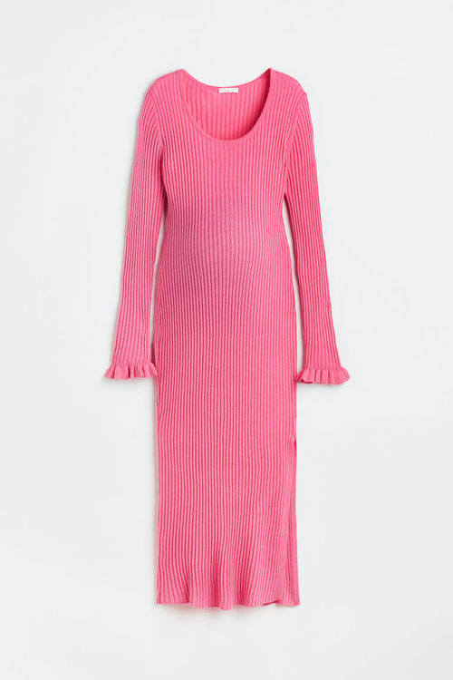 H & M - MAMA Rib-knit dress -...