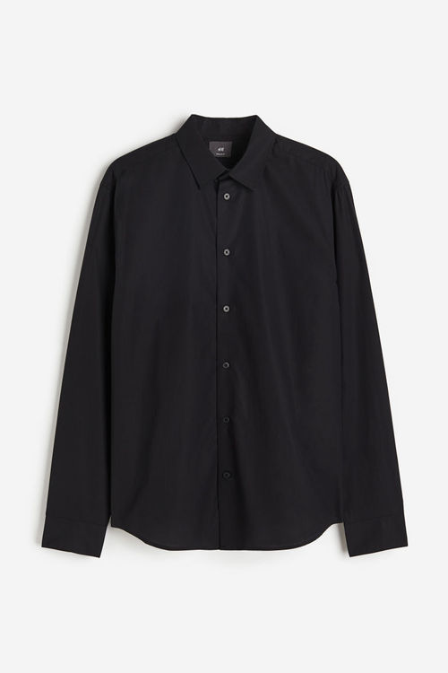 H & M - Regular Fit Poplin...