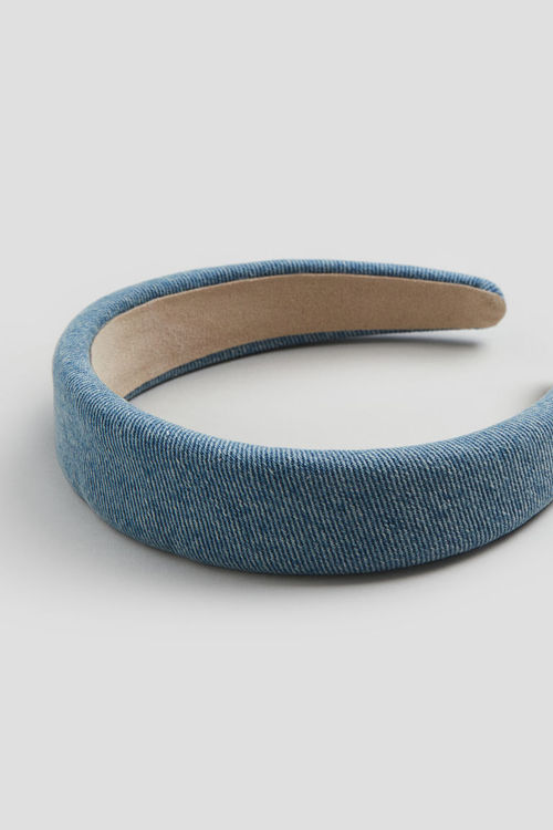 H & M - Wide Alice band - Blue