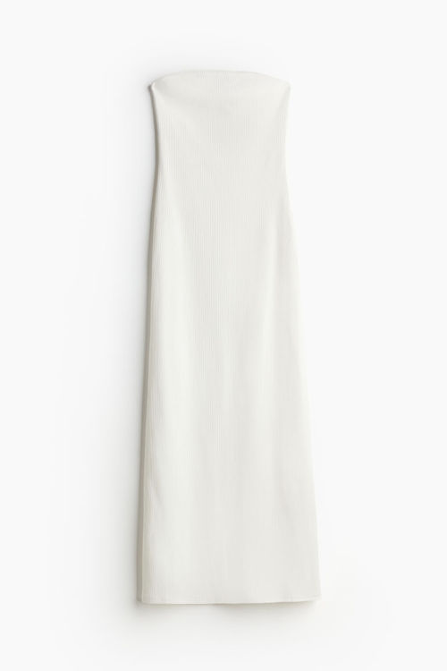 H & M - Ribbed bandeau dress...