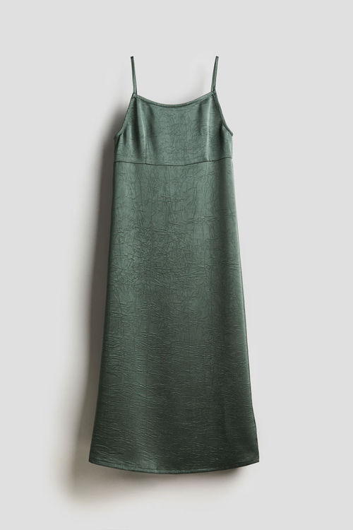 H & M - Tie-back slip dress -...