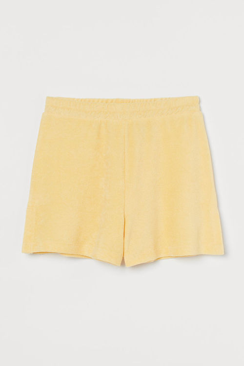 H & M - Terry shorts - Yellow