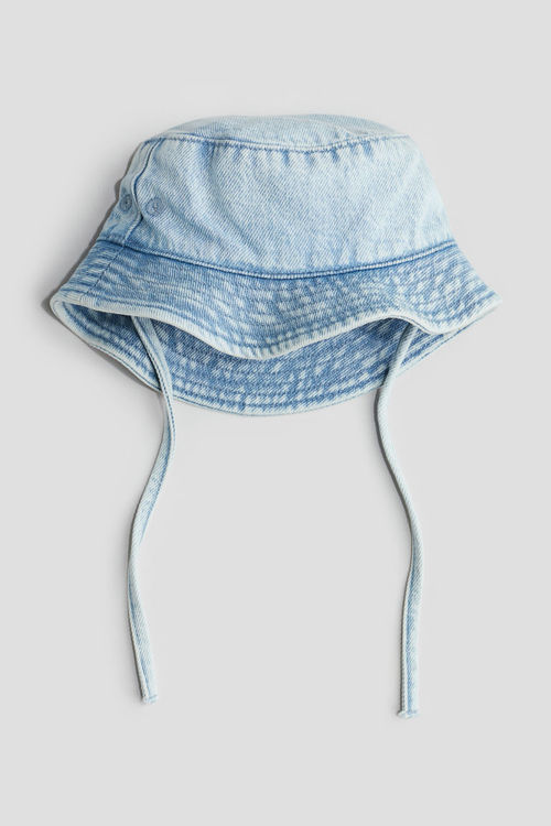 H & M - Denim bucket hat -...