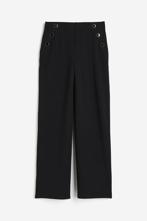 H & M - Wide jersey trousers...